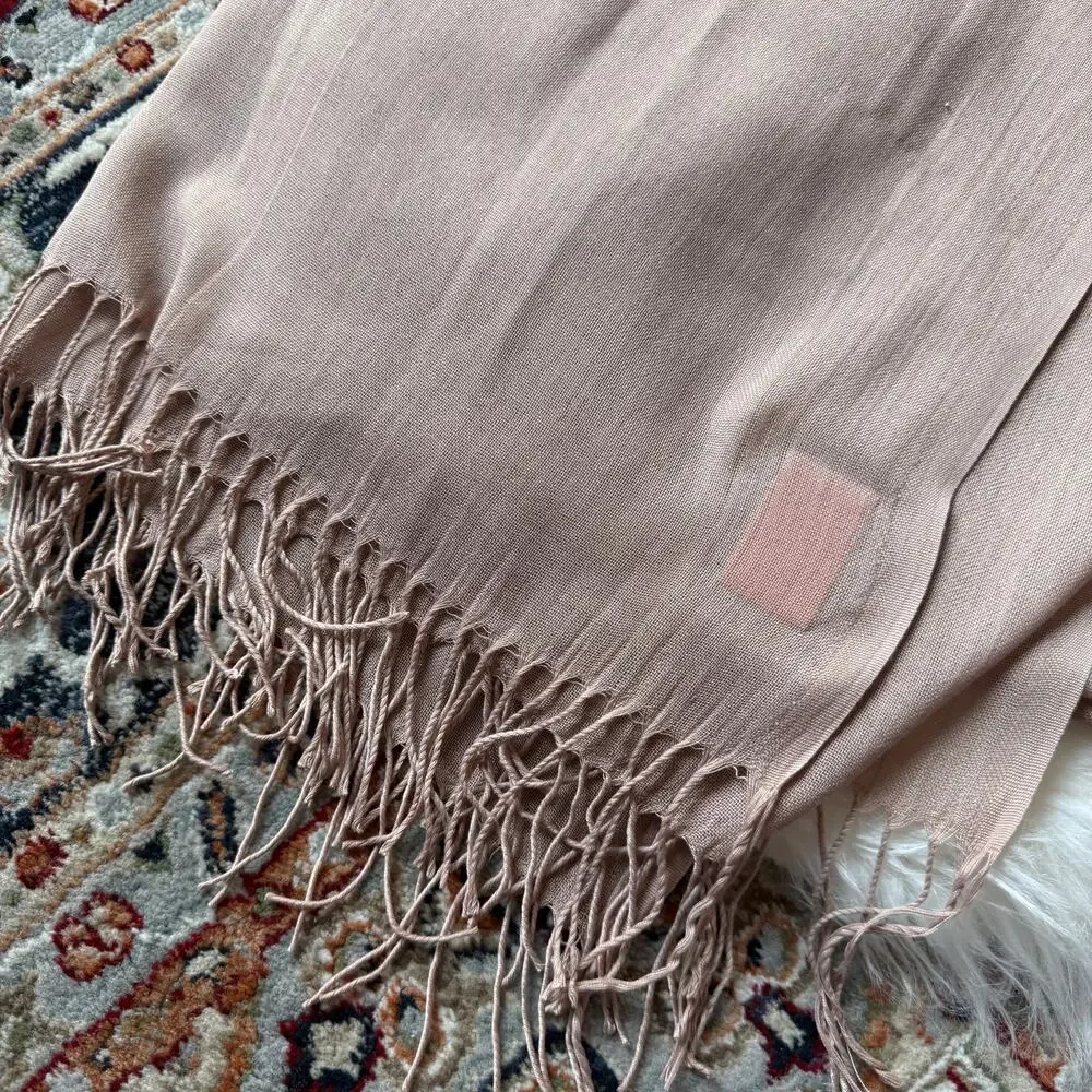 Vintage Luxurious Fringe Soft Scarf/Shawl/Wrap